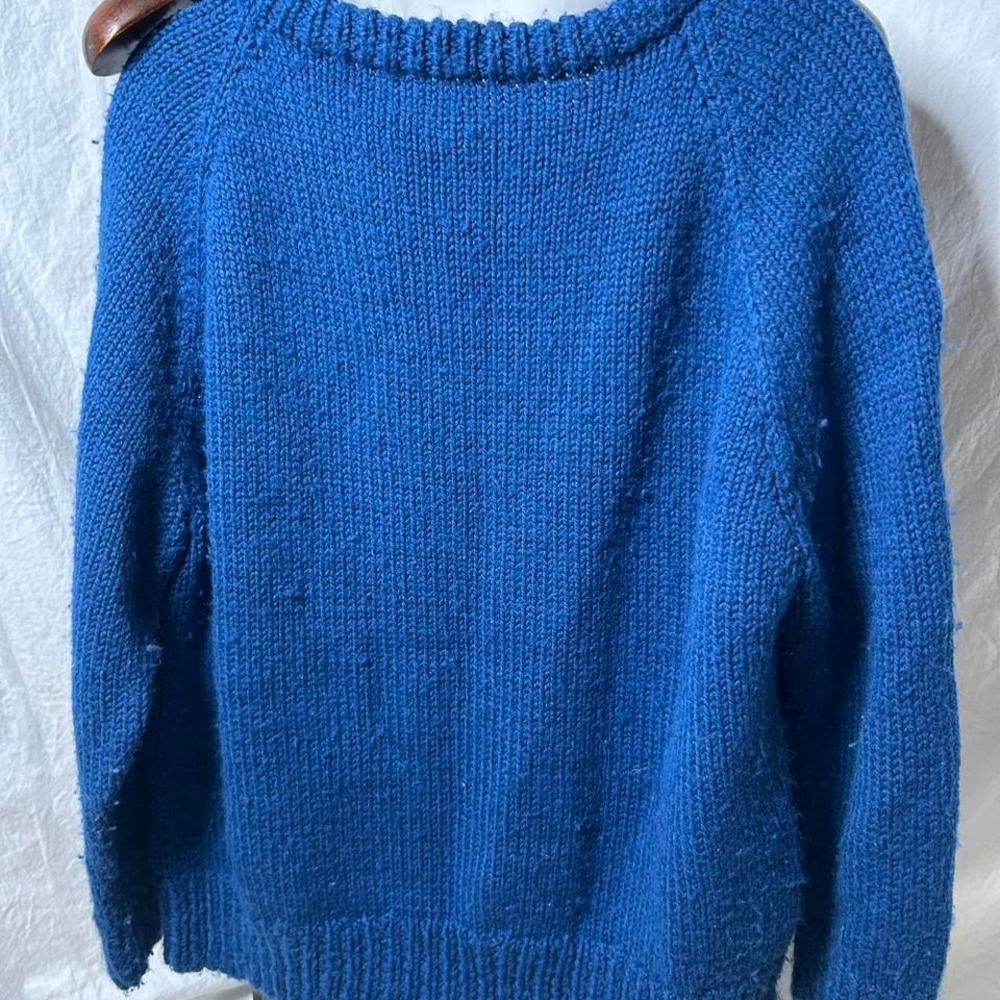 Handmade knit sweater farm animals barn knit #90sfashion - Picture 2 of 5